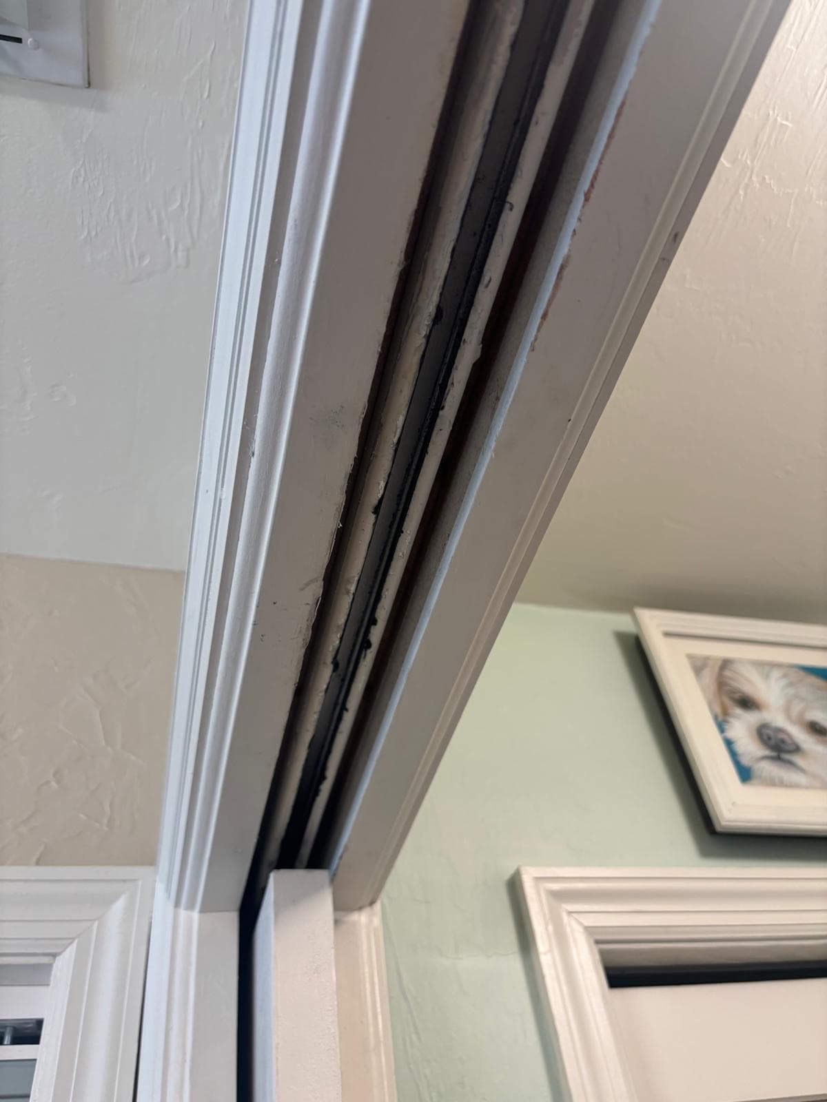 Damaged pocket door track in West Palm Beach, FL