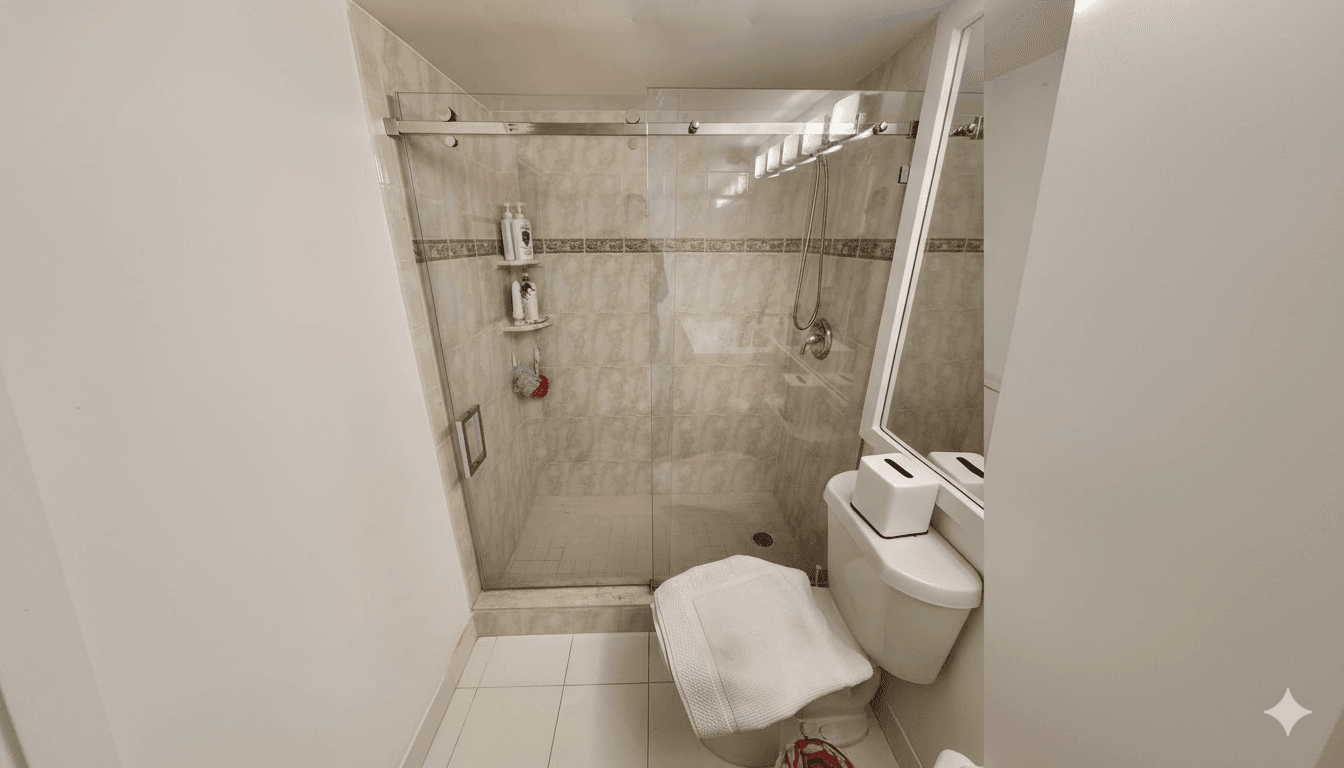 Frameless Shower in Door Repair